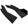 AKOOSY 2pcs 48CM Carbon Fiber Car Rear Bumper Lip Splitter Protector Universal Fit for Vehicles Anti-Scratch Design Stylish Exterior Accessories view 1