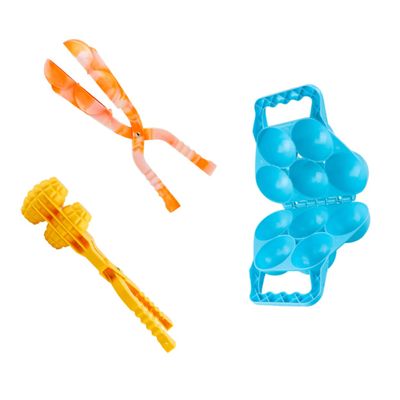 BCOATH 3Pcs Making Tool for Plastic Clip for Parent Interaction Fun Snowy Days Random Color Random Color