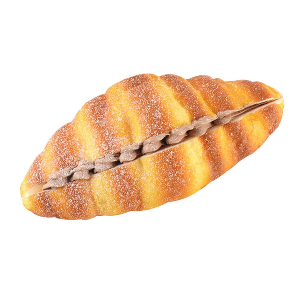 BESPORTBLE Simulated Bread Model Faux Bread Realistic Play Food Artificial Bread for Display Decoration Simulation Bread Fake Croissant Bread Prop Croissant Photo Prop Fake Food Bread Pu