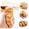 BESPORTBLE Simulated Bread Model Faux Bread Realistic Play Food Artificial Bread for Display Decoration Simulation Bread Fake Croissant Bread Prop Croissant Photo Prop Fake Food Bread Pu view 4