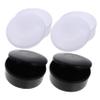 HANABASS Go Chess Set Storage Can 4pcs Black and White Plastic Chess Box for Pieces Holder for Game Lovers and Collectors for Organizing Go Game Components view 1