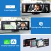 Baby Car Camera with 7" HD Touchscreen, Compatible with CarPlay and Android Auto, Featuring 1080P Split-View Night Vision and 150 Wide Angle for Rear Facing Car Seat view 2