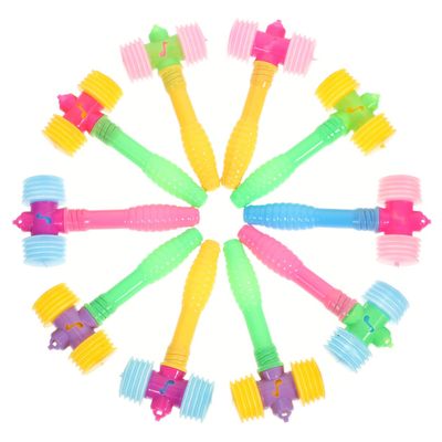 BESPORTBLE 24pcs Squeaky Children Hammer Toy Set Colorful Plastic Pounding Hammers for Kids Engaging Developmental Plaything for Toddlers and Babies