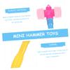 BESPORTBLE 24pcs Squeaky Children Hammer Toy Set Colorful Plastic Pounding Hammers for Kids Engaging Developmental Plaything for Toddlers and Babies view 2