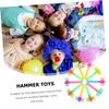 BESPORTBLE 24pcs Squeaky Children Hammer Toy Set Colorful Plastic Pounding Hammers for Kids Engaging Developmental Plaything for Toddlers and Babies view 4