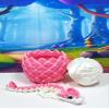 3D Printed Baby Dragon with Egg, 6" White and Pink Rose Baby Dragon, Articulated Fidget ADHD Autism Toy BD007WP-ROS-PWE view 2