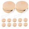 Yardwe 12pcs DIY Wooden Yo-yo Balls Toy Boys and Girls Painting Balls Wooden Graffiti Boy Girl Painting Toys and view 1
