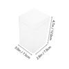 6pcs Figurine Display Case Storage Boxes for Collectibles Dolls and Models Lightweight and Space-Saving Organizers for Home Decor view 2