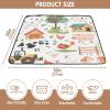 Kigai Farm Animals Baby Play Mat for Floor 50'' x 50'' Soft & Anti- Slip Crawling Mat Playpen Mat Waterproof Foldable Playmat for Infants, Babies, Toddlers view 3