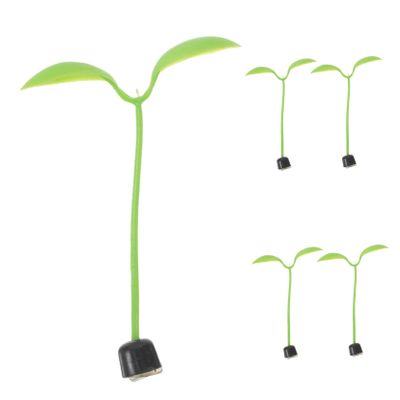 KOMBIUDA 5pcs Unique Car Stickers Bean Sprout Roof Decal for Electric Scooter Dashboard Decor Easy to Apply Stylish Vehicle Enhancement