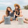 2Pcs Plant Wet Bags 12x10 Inch, Leaves Waterproof Travel Laundry Bags, Washable Reusable Wet Dry Bag for Swimsuit Pool Beach Diapers Dirty Yoga Gym Clothes, Plant Gifts for Women Friend Travelers view 4