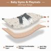 Kigai Cute Rabbit Baby Play Mat for Floor 50'' x 50'' Soft & Anti- Slip Crawling Mat Playpen Mat Waterproof Foldable Playmat for Infants, Babies, Toddlers view 4