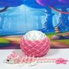 3D Printed Baby Dragon with Egg, 6" White and Pink Easter, Gemstone, Rose, Sushi, Woodland Baby Dragon, Fidget ADHD Autism Toy BD007WP-PWE (Cherry Blossom Dragon) view 1