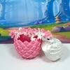 3D Printed Baby Dragon with Egg, 6" White and Pink Easter, Gemstone, Rose, Sushi, Woodland Baby Dragon, Fidget ADHD Autism Toy BD007WP-PWE (Orchid Dragon) view 1