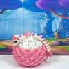 3D Printed Baby Dragon with Egg, 6" White and Pink Easter, Gemstone, Rose, Sushi, Woodland Baby Dragon, Fidget ADHD Autism Toy BD007WP-PWE (Orchid Dragon) view 3