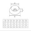 304 Stainless Steel Head Countersunk Screw Gasket Washer Joint Ring Backup Ring for RC-Car Accessories(M4(20PCS)) view 3