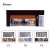 1/64 Scale Die-cast Car Display Case for Hot Wheels, with LED Lights and Voice Control, Model Car Display Eectric Garage Diorama Parking Lot for 1:64 Mini Toy Cars Display and Storage (Orange) view 2