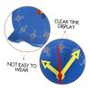DOITOOL Interactive Teaching Clock Hour Learning Model for Wall Clock with Markings for Home Classroom view 3