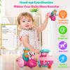 Toddler Girl Toys 1-2,Press to Go Car Toys for 1 Year Old Girls,Push Go Toy Car for Toddlers 1-3,Learning Baby toy 6-9-12-18 Months Infant Play Vehicle Set,Baby Christmas First Birthday Gifts Ages 1-2 view 2