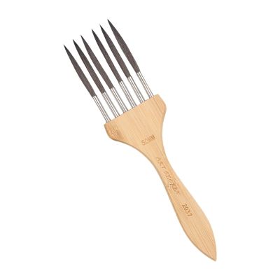 4/6 Teeth Paint Brush Multi-Tooth Painting Brushes Nylon Hair Paint Brushes Artist Brushes Drawing Supplies