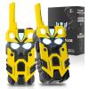 Hornet Transform Toys Walkie Talkies for Kids 2 Pack Robot - 2500FT Range with Cool Light Effects, Birthday Gifts for Boys Girls Ages 3-12, Outdoor Camping Gear, Toddler Toys for Indoor Outside Play view 1