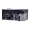 1/64 Scale Die-cast Car Display Case for Hot Wheels, with LED Lights and Voice Control, Model Car Display Eectric Garage Diorama Parking Lot for 1:64 Mini Toy Cars Display and Storage (Black) view 1