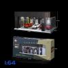 1/64 Scale Die-cast Car Display Case for Hot Wheels, with LED Lights and Voice Control, Model Car Display Eectric Garage Diorama Parking Lot for 1:64 Mini Toy Cars Display and Storage (Black) view 3