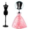 hzzsbu 5 Pcs Doll Dress Form Clothes Gown Display Mini Mannequin Model Stand for Doll Display Holder Toy Stand Display Support view 2