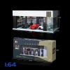 1/64 Scale Die-cast Car Display Case for Hot Wheels, with LED Lights and Voice Control, Model Car Display Eectric Garage Diorama Parking Lot for 1:64 Mini Toy Cars Display and Storage (White) view 3
