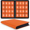 1000+ Pockets Trading Card Binder, Premium 16 Pocket Card Binder, Ringless Side Loading Collection Album Holder Folders for MTG, TCG, Game Cards & Sports Cards (Orange) view 1