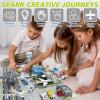 Frontoytall Airplane Toy Set, Boys Plane Playset with Die-cast Trucks, Helicopter, Control Tower, Parking Apron and Airport Playmat, Gifts for Toddler 3+ Years Old, Kids Presents for Birthday view 4