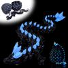 LOCYFENS 3D Printed Dragon Eggs Mystery Dragon Egg Articulated Animals Glow in The Dark Fidget Toy Crystal 3D Print Dinosaur Eggs for Kids Boys Girls Home Decor view 1