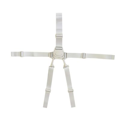Baby Seat Belt 5 Point Harness Safe Belt for Stroller High Chair White