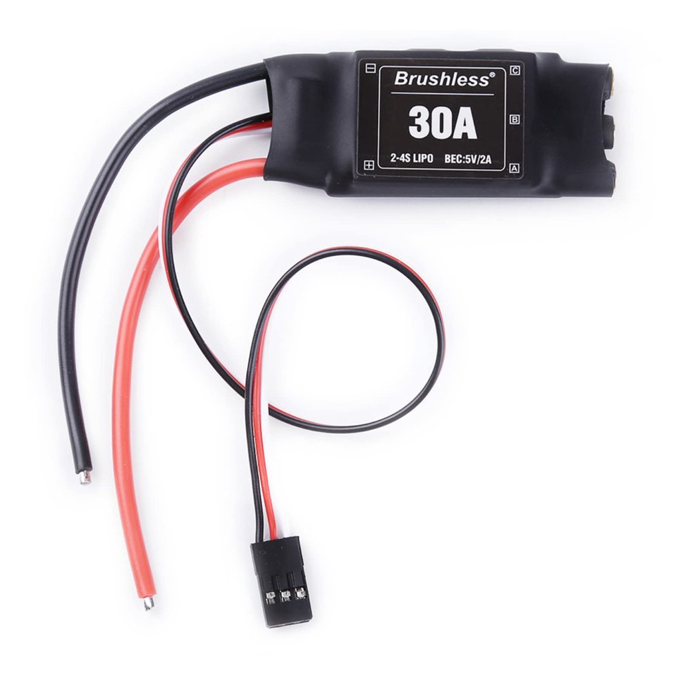 30A Brushless ESC 2-4S Electric Speed Controller W/5V 2A BEC for Rc Aircraft