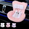 6 Pack Doll Chair Car Seat for Labubu, 15-17cm Dolls Accessories with Air Vent Clip & Desktop Stand, Cute Doll Car Seat for Toys Collection, Purple, Pink, White,Green,Yellow,Blue view 2