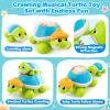 Baby Toys 6-12 Months, Musical Turtle Crawling Infant Toys for Tummy Time, Early Learning Educational Toys for 7 8 9 10 11 Month, Ideal Christmas Birthday Gifts for Boys & Girls Age 1 Years Old view 3