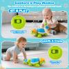 Baby Toys 6-12 Months, Musical Turtle Crawling Infant Toys for Tummy Time, Early Learning Educational Toys for 7 8 9 10 11 Month, Ideal Christmas Birthday Gifts for Boys & Girls Age 1 Years Old view 4