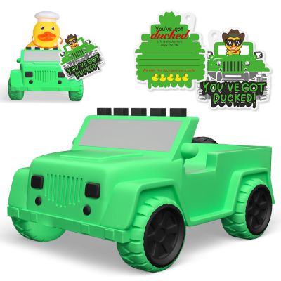 AOT Green Car Rubber Ducks Most 2 in Rubber Ducks,Car Dashboard Decorations Accessory Party Favor