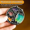 Huease Color Fidget Wheel Keychain, 20 Hues Color Fidget Enamel with Interactive Wheel, Stress & Anxiety Relief Key Ring,Cute Enamel Wheel Gifts for Artists,Women,Men (Keychain 1pc) view 4