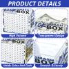 10K Smash Box Money Saving Challenge Unbreakable Piggy Bank for Adults Save $10,000 Money Saving Challenge Box, Clear Acrylic Saver Box for Cash Must Break to Open view 3
