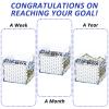 10K Smash Box Money Saving Challenge Unbreakable Piggy Bank for Adults Save $10,000 Money Saving Challenge Box, Clear Acrylic Saver Box for Cash Must Break to Open view 4