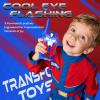 Transform Toys Walkie Talkies for Kids 2 Pack Blue Leader Robot, 2500 FT Range, Cool Eye Lights for 3 4 5 6 7 8 9 10 Year Old Outdoor Camping Toys, Birthday Gifts for Boys Ages 3-12 view 3