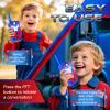 Transform Toys Walkie Talkies for Kids 2 Pack Blue Leader Robot, 2500 FT Range, Cool Eye Lights for 3 4 5 6 7 8 9 10 Year Old Outdoor Camping Toys, Birthday Gifts for Boys Ages 3-12 view 4