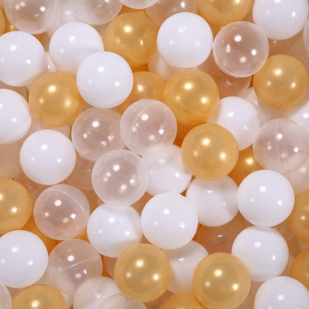 STARBOLO Ball Pit Balls- 100 200 500pcs Phthalate Free BPA Free Non-Toxic Crush Proof Play Balls Play Balls for Toddlers Kids Play Tent Pool Playhouse Playpen Party Decoration.