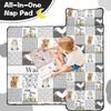 Personalized Toddler Nap Mat with Name Custom Cute HighlandCowBag Sleeping Bag with Pillow & Blanket for Gitls Boys Ideal Slumber Bags for Daycare, Preschool & Kindergarten view 3