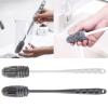 2pcs Bottle Silicone Brush Long Handle Bottle Cleaner Household Office Supply Convenient &Functional view 2