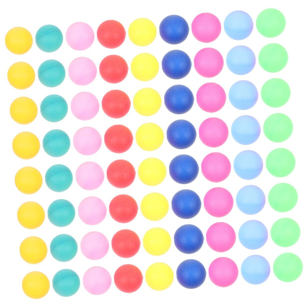 Toddmomy 150pcs Colorful 40mm Seamless Lottery Balls for Game Parties Plastic Raffle Game Balls for Entertainment and Sports Activities