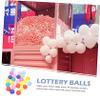 Toddmomy 150pcs Colorful 40mm Seamless Lottery Balls for Game Parties Plastic Raffle Game Balls for Entertainment and Sports Activities view 2