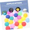 Toddmomy 150pcs Colorful 40mm Seamless Lottery Balls for Game Parties Plastic Raffle Game Balls for Entertainment and Sports Activities view 3