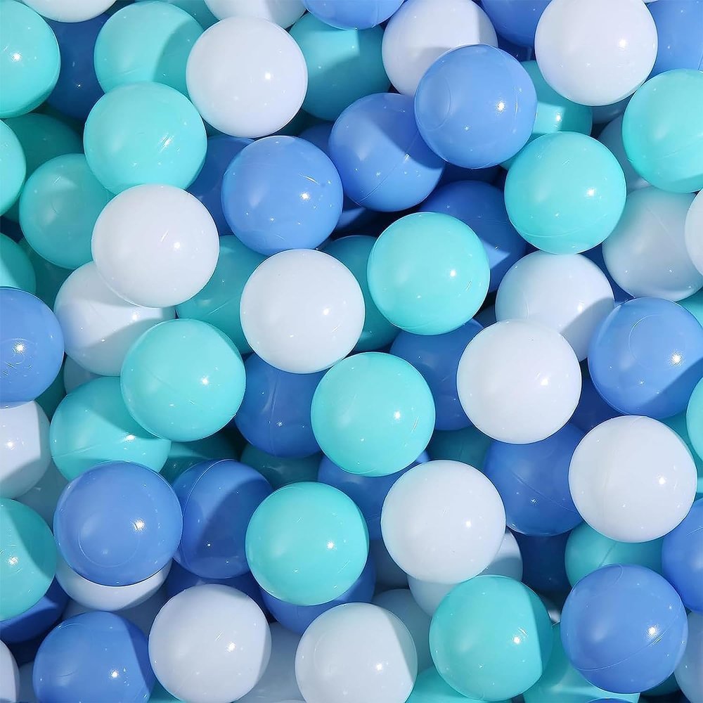 STARBOLO Ball Pit Balls- 100 200 500pcs Phthalate Free BPA Free Non-Toxic Crush Proof Play Balls Play Balls for Toddlers Kids Play Tent Pool Playhouse Playpen Party Decoration.